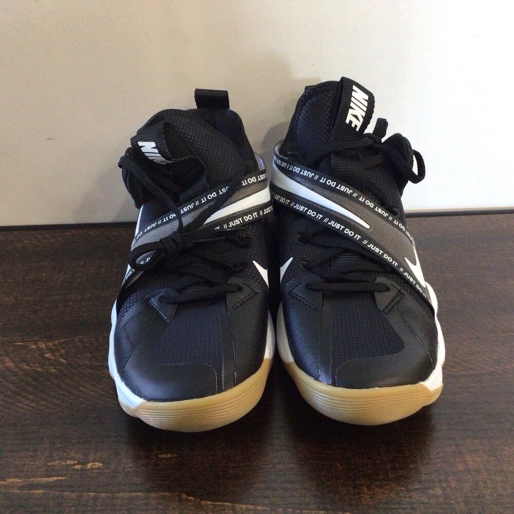Nike React Hyperset Volleyball Shoes Black White Size Mens 7.5 Womens 9 New